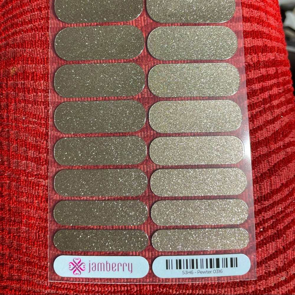 Jamberry Pewter Nail Wraps